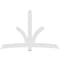 Ekena Millwork Davenport Architectural Grade PVC Gable Bracket, 96"W x 64"H x 4"D x 6"F, 16/12 Pitch GBP096X64X0406DAV00 - alternate 4